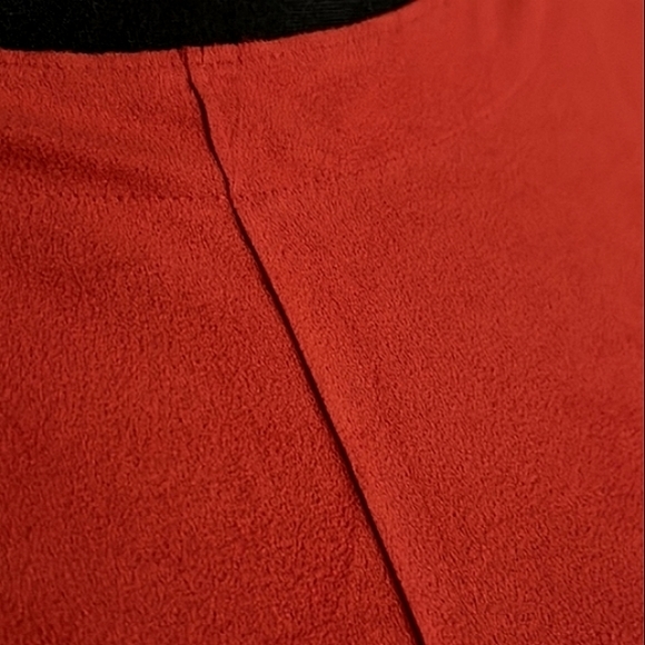 Chico's faux seude orange fringe top 3 XL 16 - Picture 11 of 12